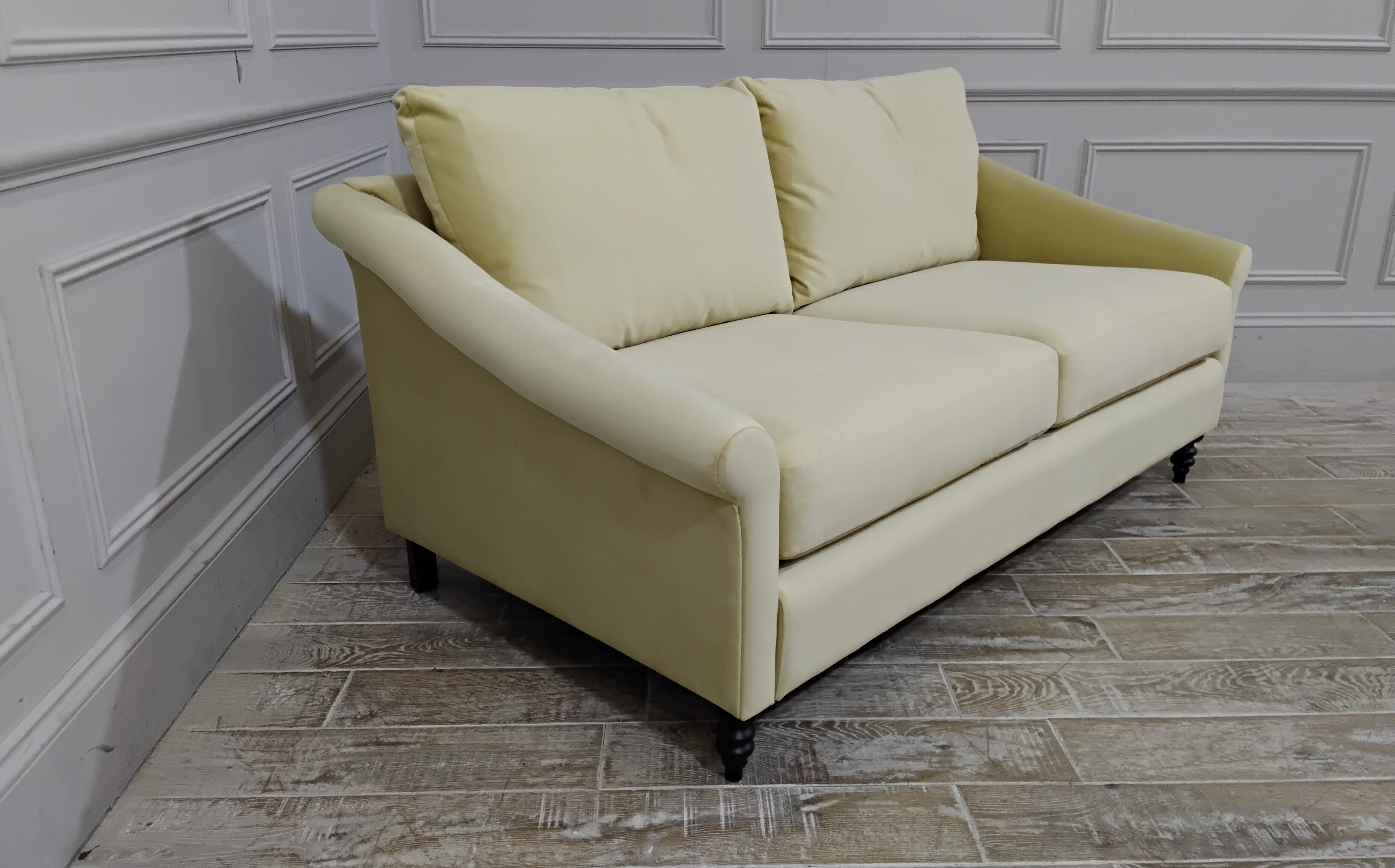 Hayling Medium Sofa in Stain Resistant Plush Velvet Cypress #1