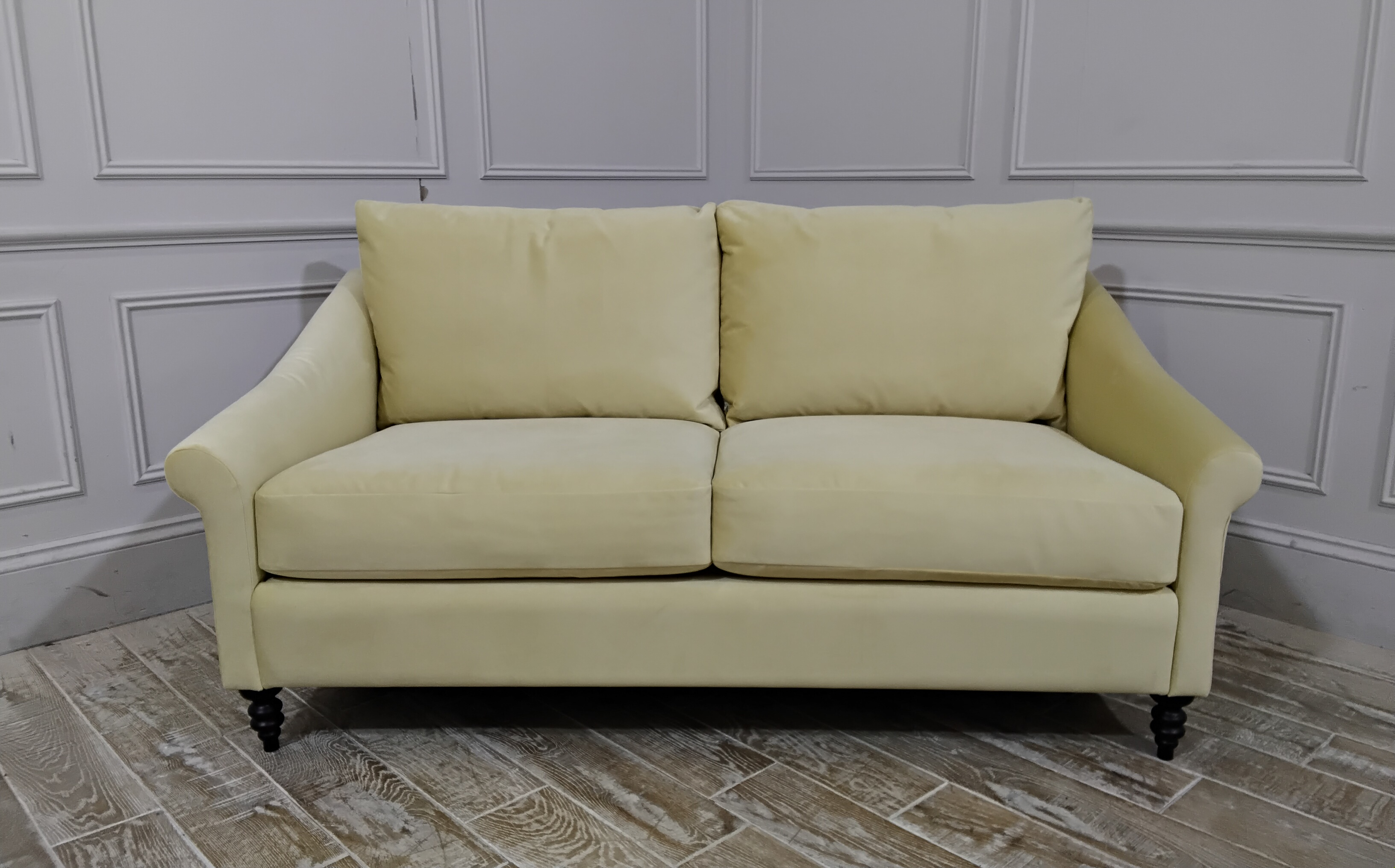 Hayling Medium Sofa in Stain Resistant Plush Velvet Cypress #2
