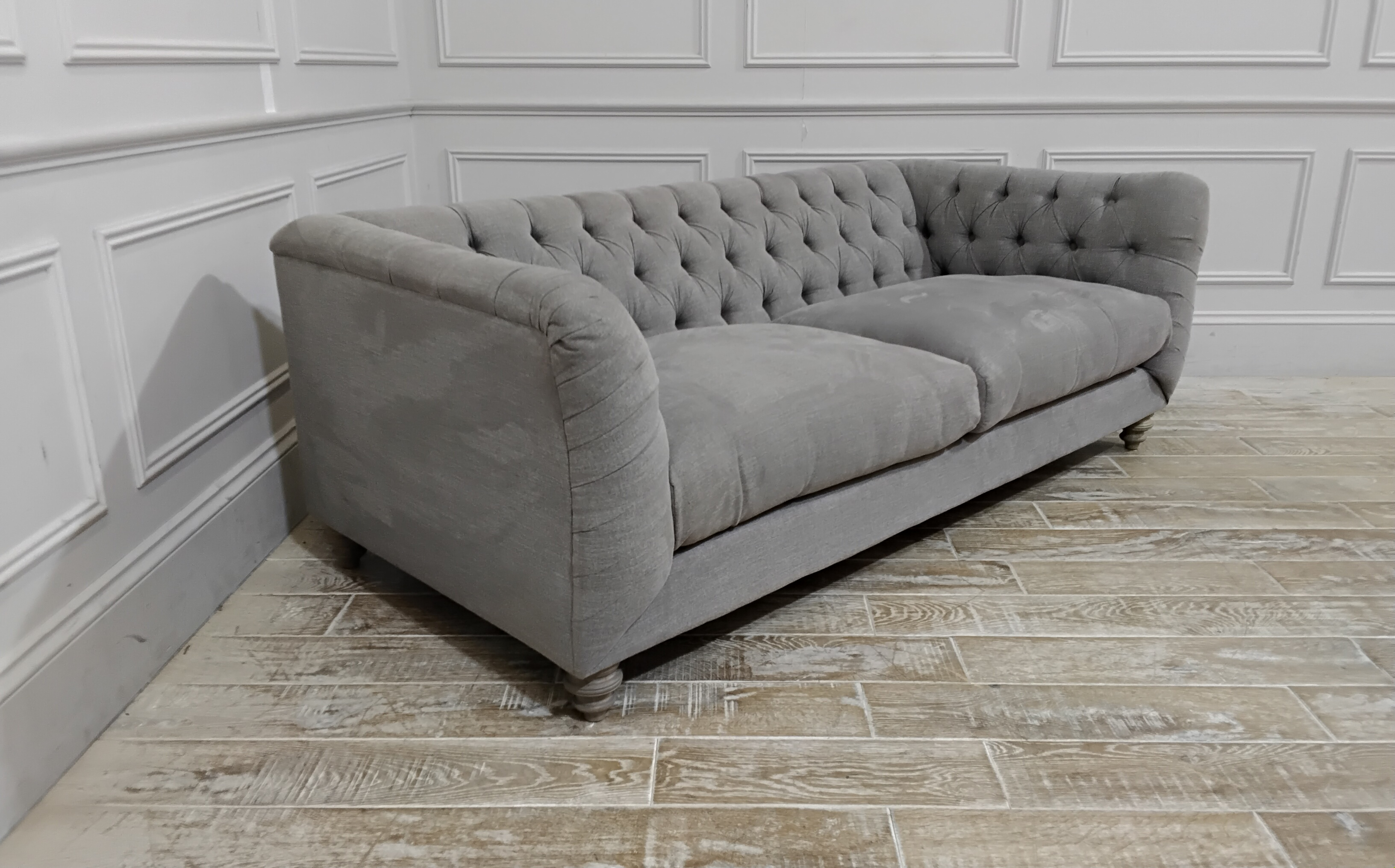 Dulwich Midi Sofa in Easy Clean Recycled Velvet Mallard