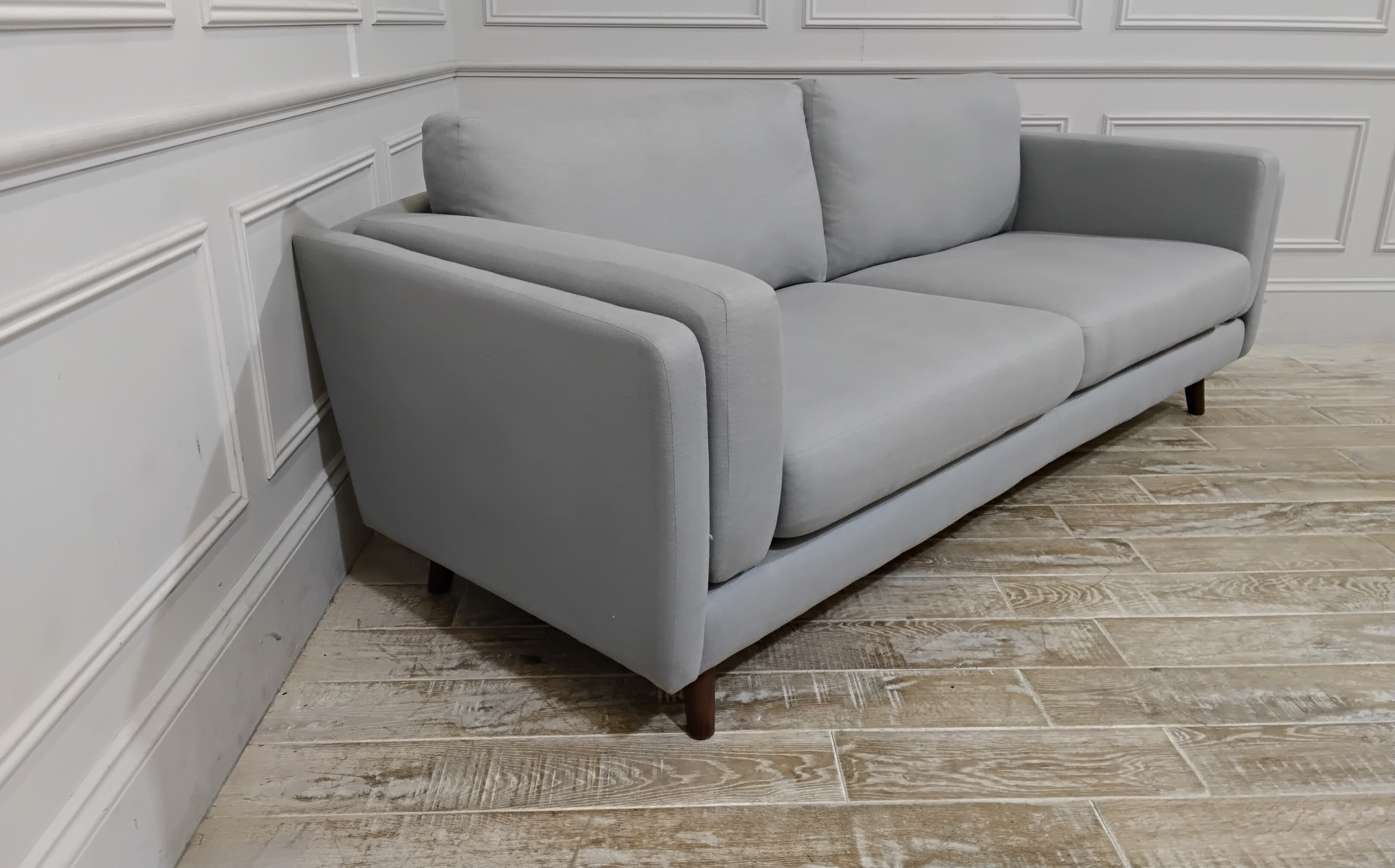 Brighton Extra Large Sofa in Stain Resistant Linen Hydrangea