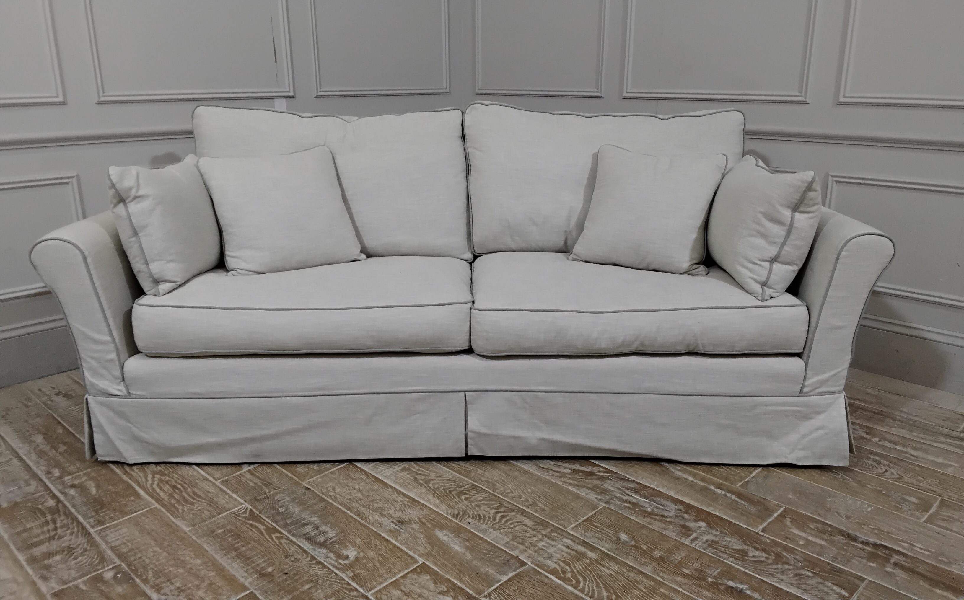 Jude Large Sofa in Washed Linen Sea Salt