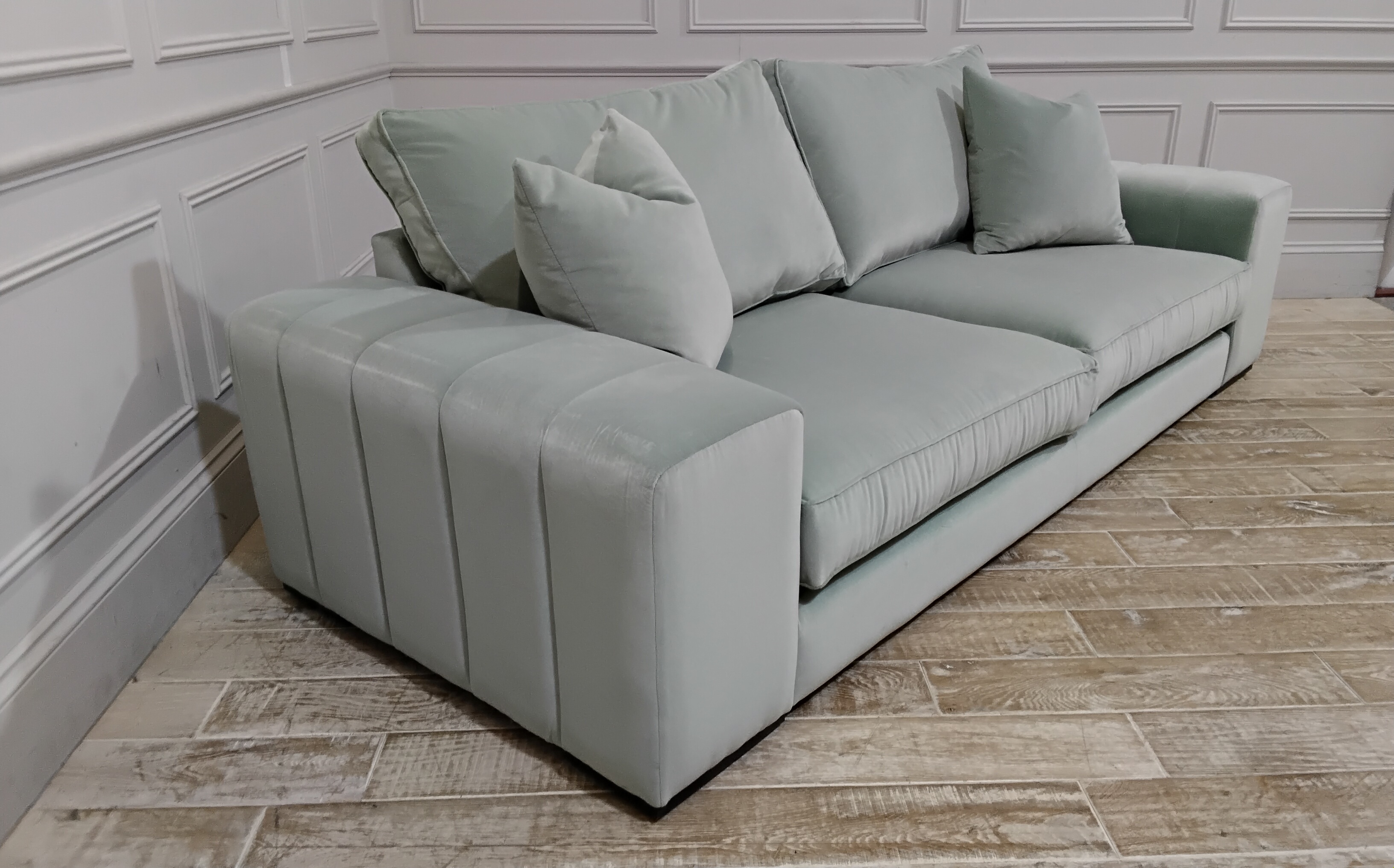 Epping Grand Sofa in Stain Resistant Cotton Velvet Surf