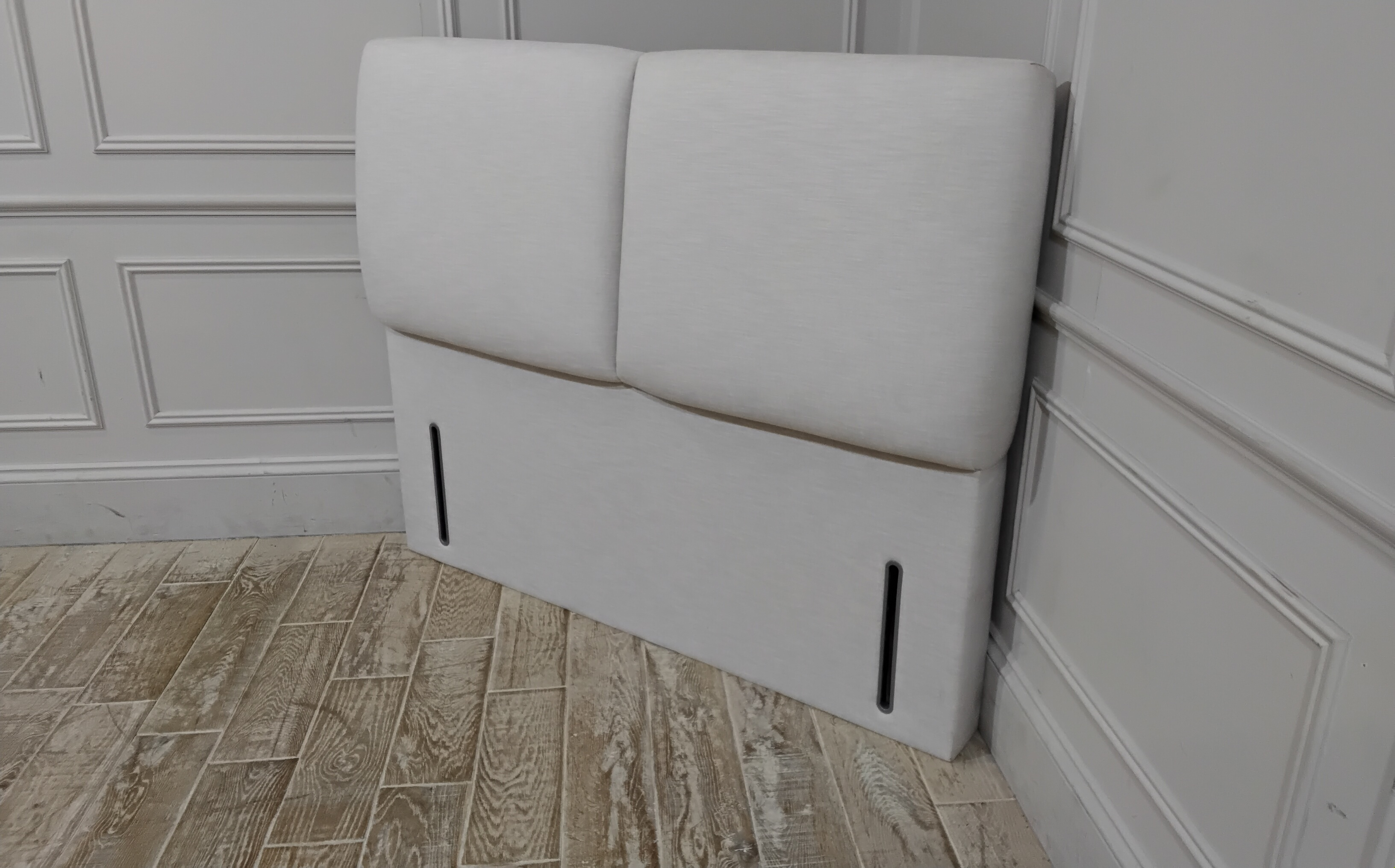 Chorley King Headboard in Washed Linen Sea Salt