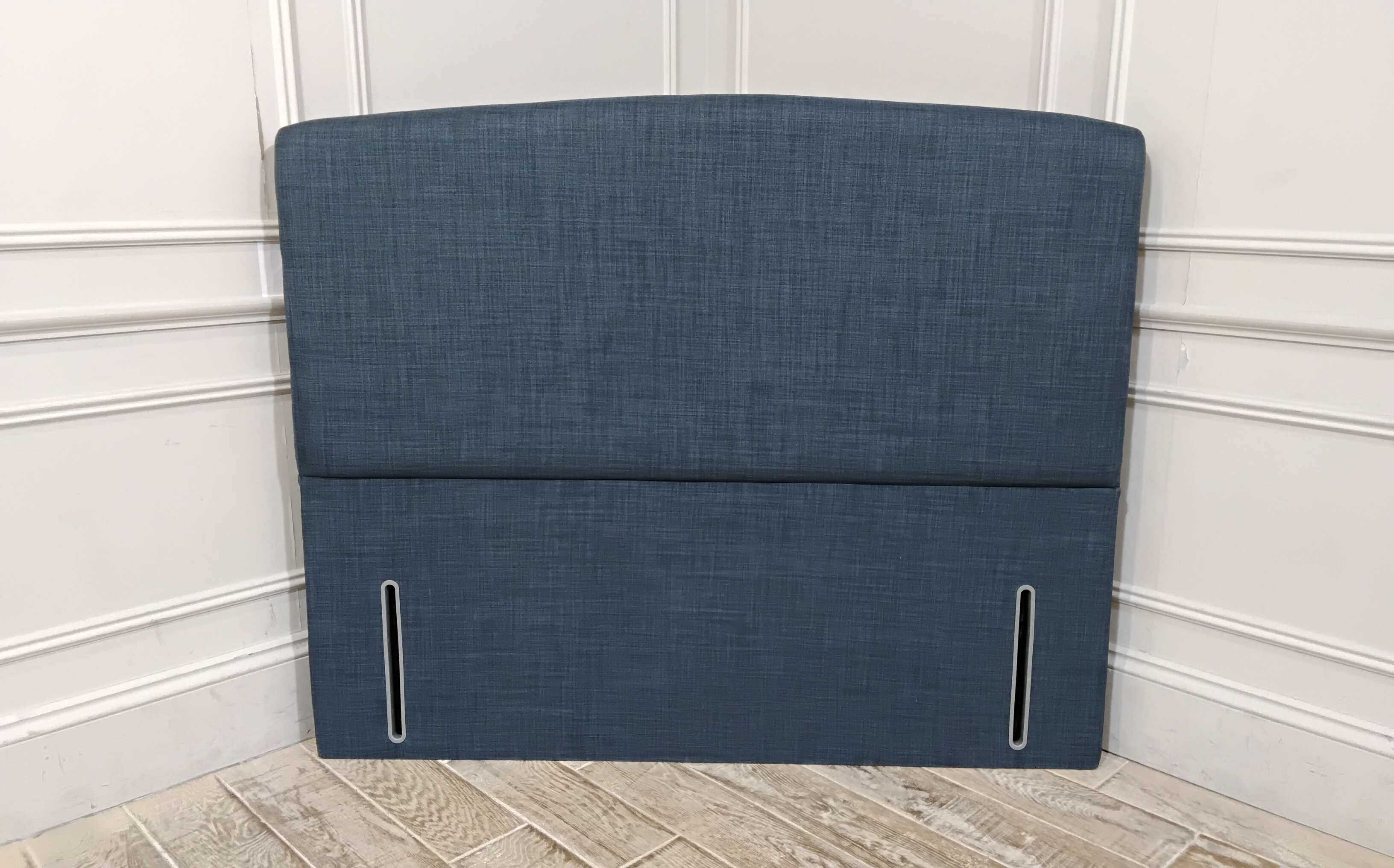 Darlings of Chelsea King Headboard in Stain Resistant Cotton Denim Weave