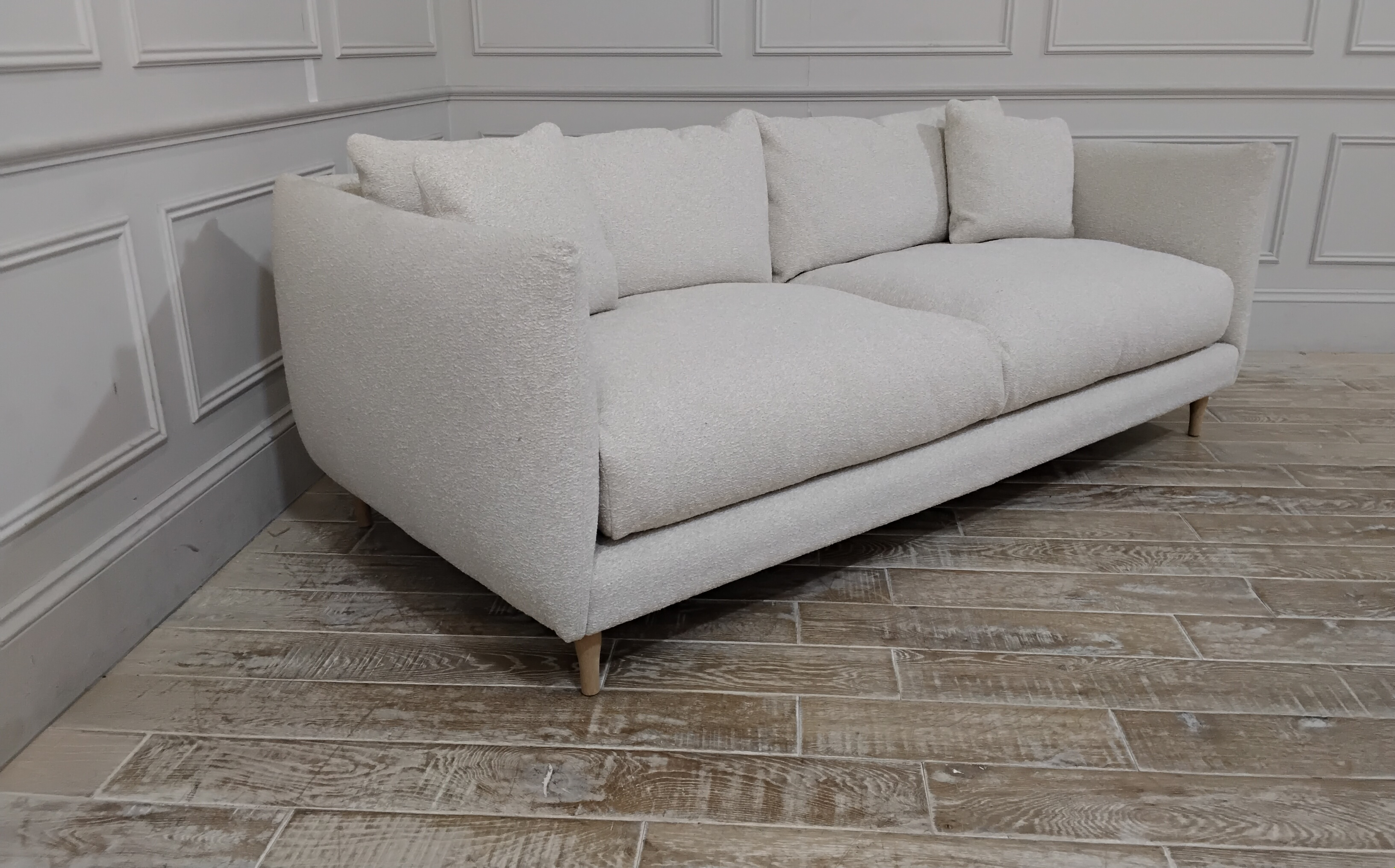 Darlings Large Sofa in Chunky Weaves Evening Barley