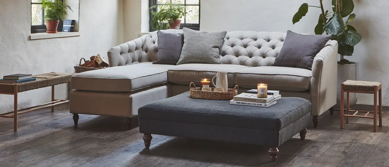 chesterfield grey sofa bed