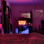 Teen bedroom purple