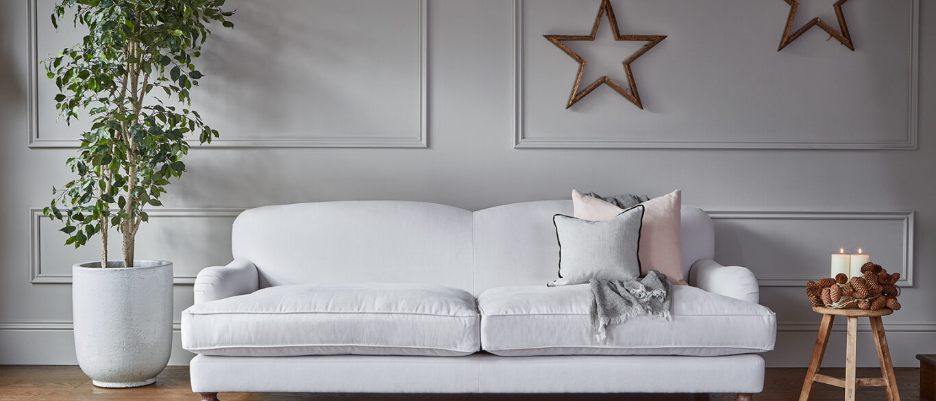 Evelyn white sofa