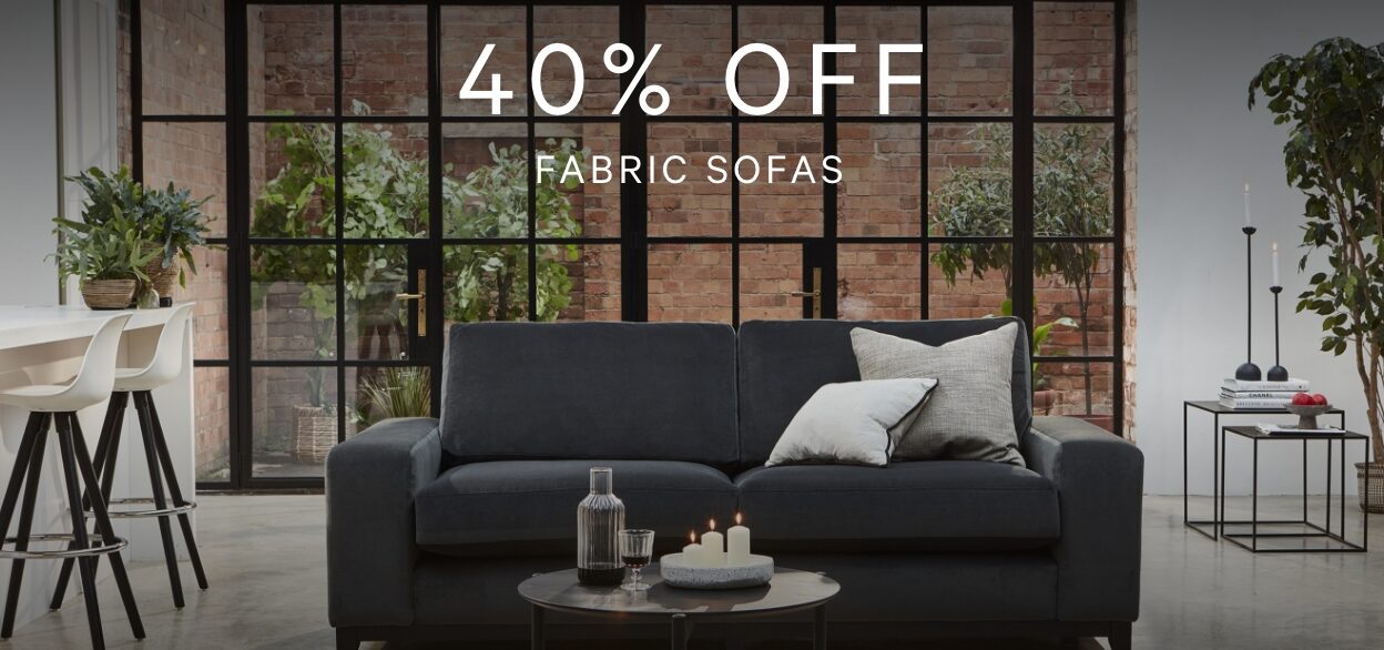 Darlings of Chelsea Black Friday Fabric Sofas Sale